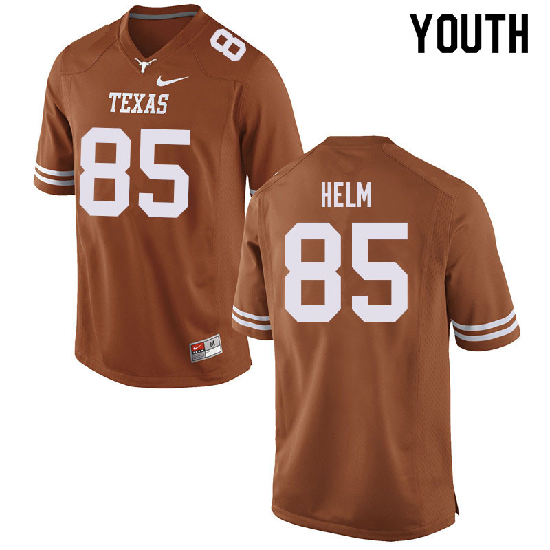 Youth #85 Gunnar Helm Texas Longhorns College Football Jerseys Sale-Orange